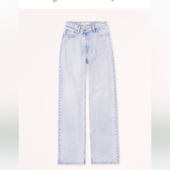 Abercrombie and Fitch 90s straight ultra high rise size 29/8 - Picture 1 of 7